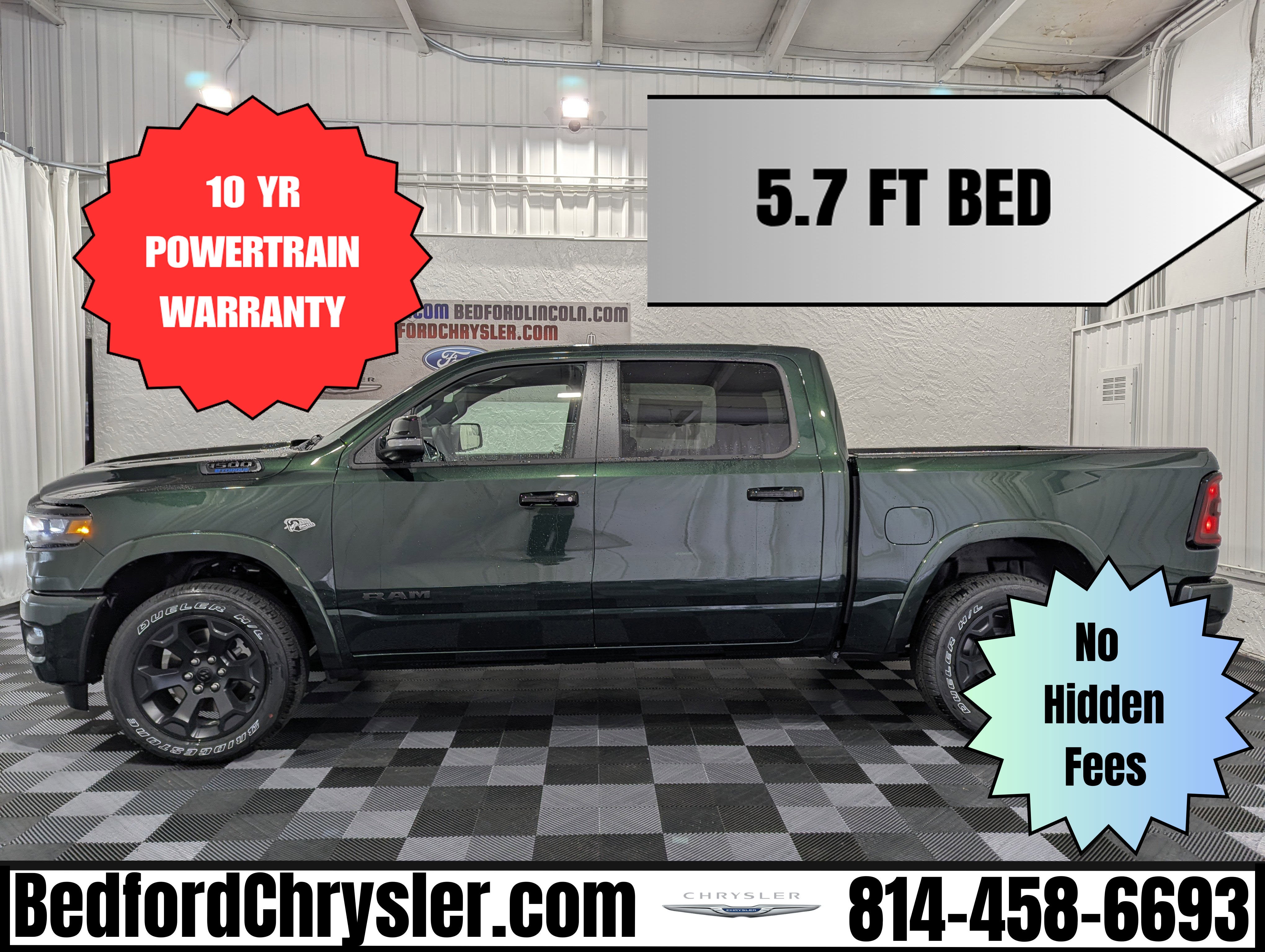 2026 RAM Ram 1500 RAM 1500 BIG HORN CREW CAB 4X4 5'7' BOX